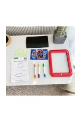 Magic Pad Çocuk Eğitici Sihirli Işıklı Kalemli Öğretici Pili Pad