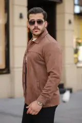 Erkek Süet Ceket Gömlek