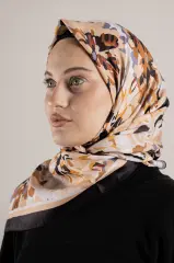 DESENLİ FRANSIZ İPEĞİ EŞARP DESEN-4